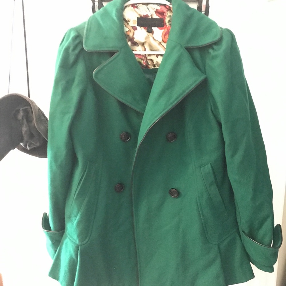 Green Pea Coat